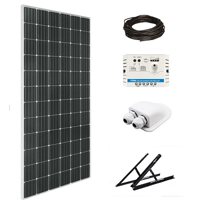 120 W Wohnmobil-Glas-Solarpanel-Kit für Wohnmobile