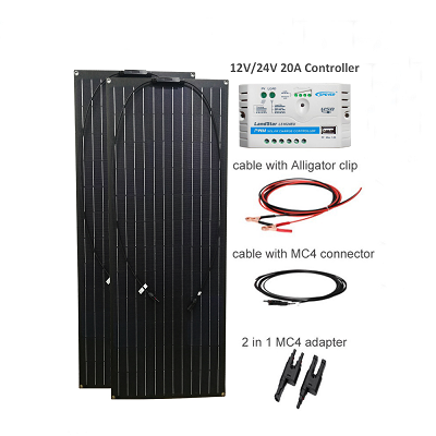 Off Grid flexibles Solarpanel 200w Solarpanelsystem Für Wohnmobil-Solarpanelsystem
