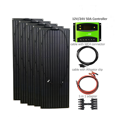 Off Grid flexibles Solarpanel 500w Solarpanelsystem Für Wohnmobil-Solarpanelsystem